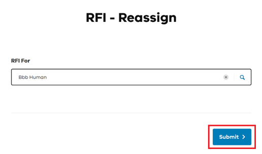 select request for information contact