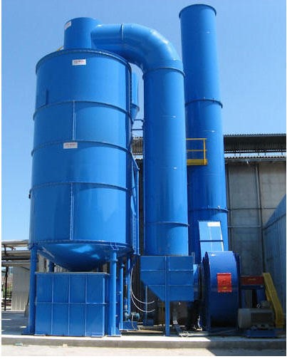 Photo of industrial chemical scrubber.