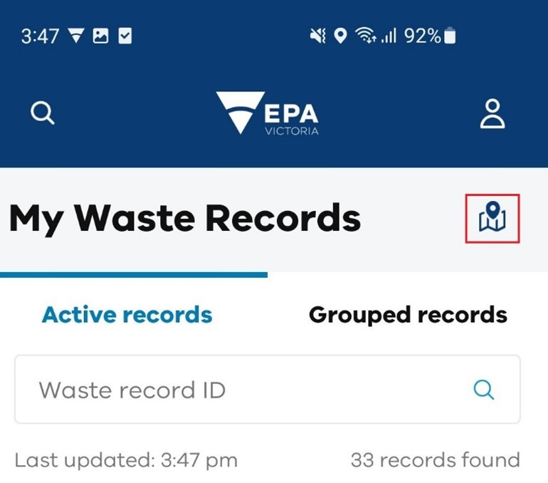 My waste records