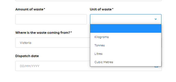 Create waste record - Step 9
