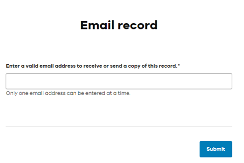  Steps to email a grouped waste record using waste tracker