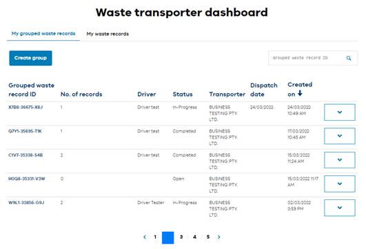  Steps to email a grouped waste record using waste tracker