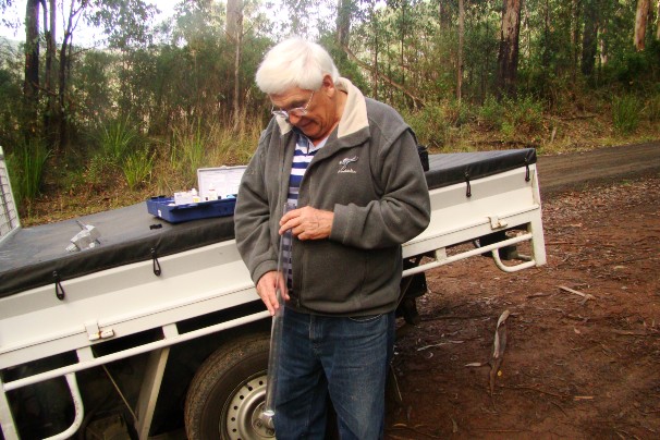 Citizen scientist Bob Temple