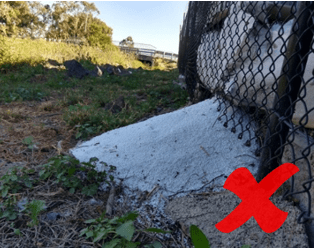 Plastic feedstock storage poor example one
