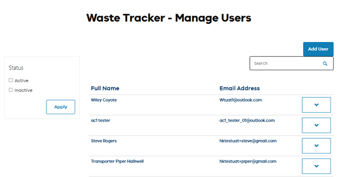 manage users