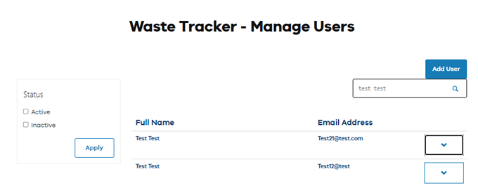 Manage users