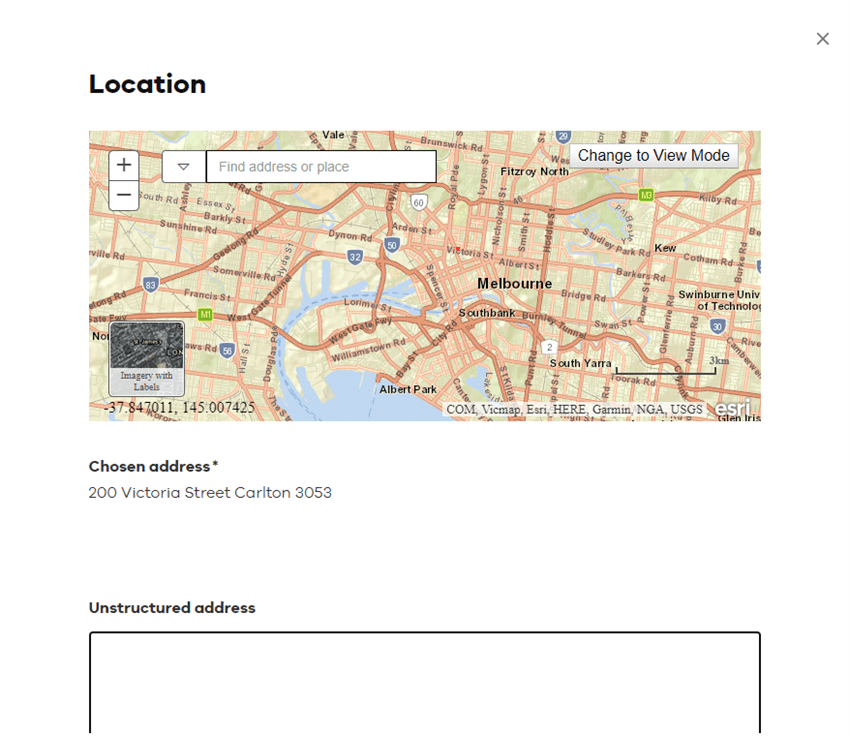 EPA a16 select location