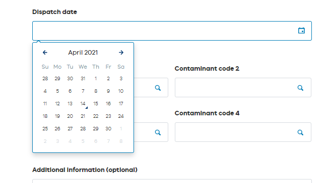 Add dispatch date