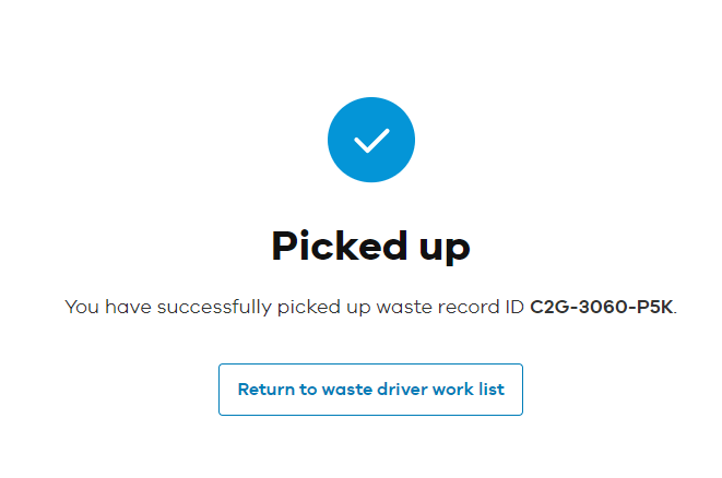 Confirmation window