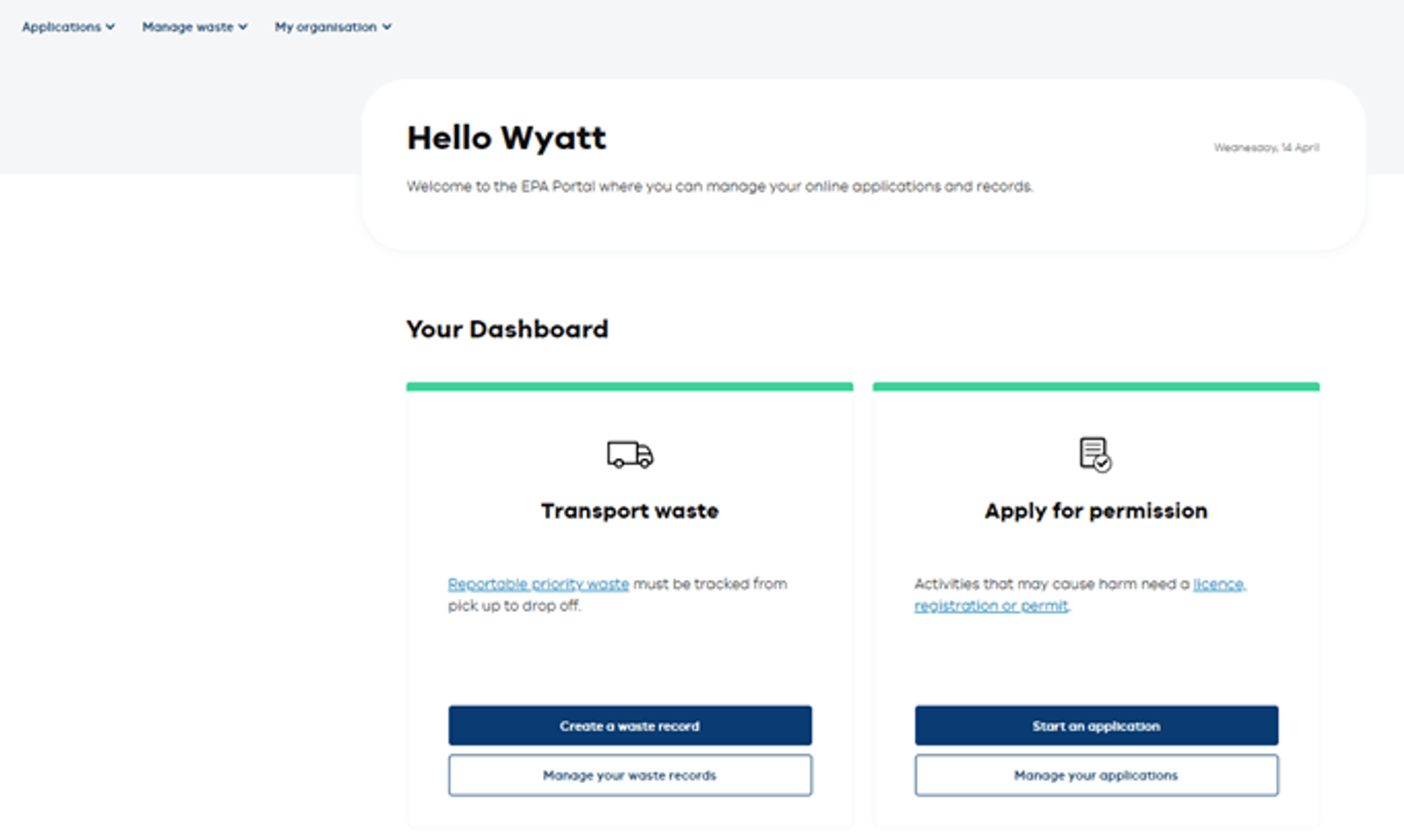 How to email a grouped waste record using waste tracker | epa.vic.gov.au