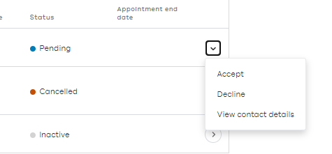 Accept an invitation