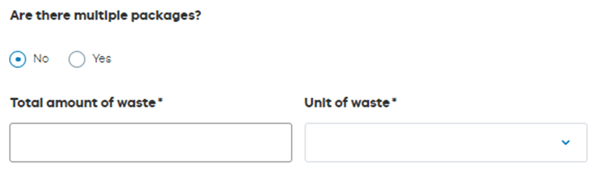 Bulk package type