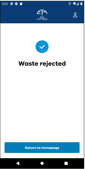 Confirmation window