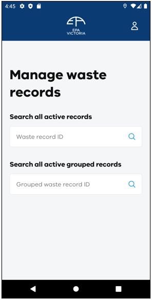 Find relevant waste record