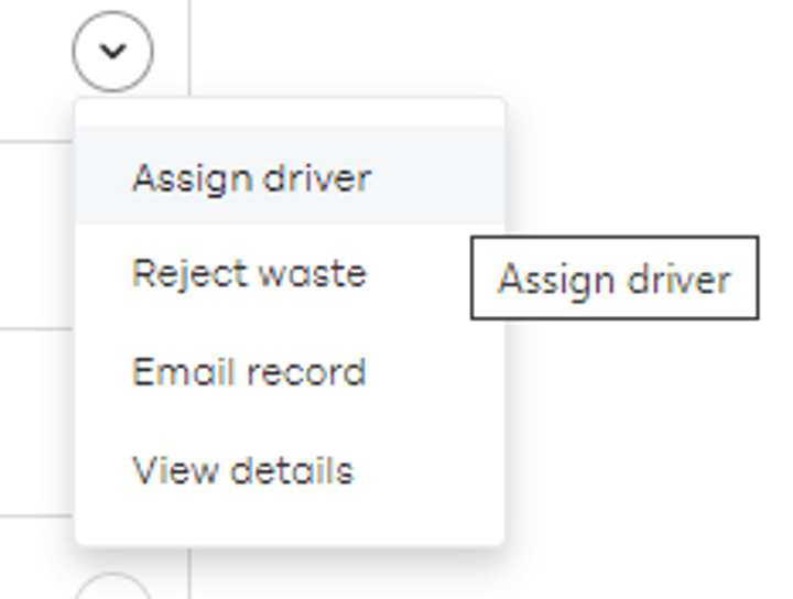 How a transporter can assign a waste record to a driver using Waste ...