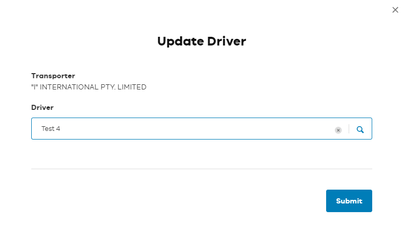 The list of drivers linked to company